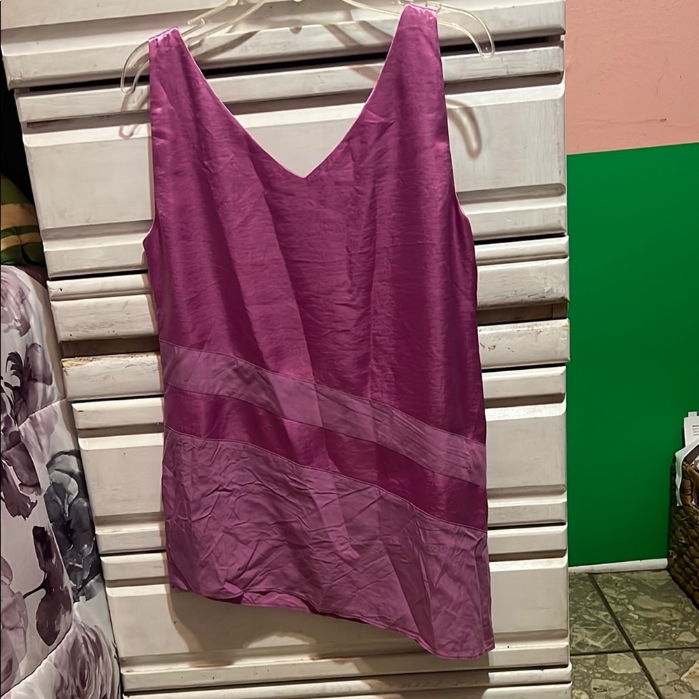 Banana Republic Pink Sleeveless Blouse